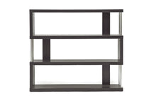 Load image into Gallery viewer, Baxton Studio Barnes Dark Brown Three-Shelf Modern Bookcase
