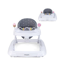 Load image into Gallery viewer, Foldable Baby Activity Walker with Adjustable Height and Detachable Seat Cushion-Gray
