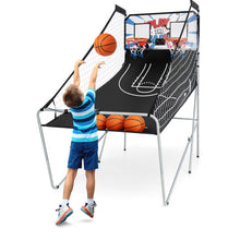 Load image into Gallery viewer, Foldable Dual Shot Basketball Arcade Game with Electronic Scoring System
