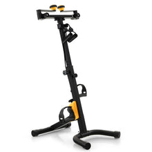 Load image into Gallery viewer, Folding Pedal Exercise Bike with Adjustable Resistance-Yellow
