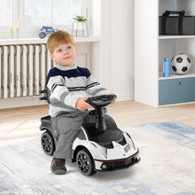 Load image into Gallery viewer, 3-in-1 Licensed Lamborghini Ride on Push Car with Handle Guardrail-White
