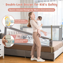 Load image into Gallery viewer, Vertical Lifting Baby Bed Rail with Lock-L
