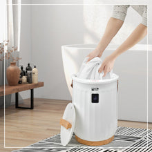 Load image into Gallery viewer, Luxury Bucket Towel Warmer with 4 Timer Settings and Portable Handle-White
