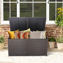 Load image into Gallery viewer, 175 Gallon Outdoor Storage Box with Universal Wheels and Zippered Liner
