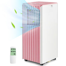 Load image into Gallery viewer, 3-in-1 10000 BTU Air Conditioner with Humidifier and Smart Sleep Mode-Pink
