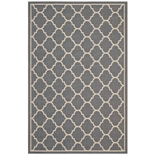 Load image into Gallery viewer, Avena Moroccan Quatrefoil Trellis Indoor and Outdoor 9x12 Area Rug by Modway
