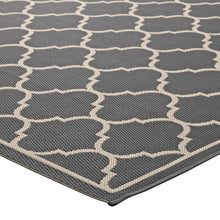 Load image into Gallery viewer, Avena Moroccan Quatrefoil Trellis Indoor and Outdoor 9x12 Area Rug by Modway
