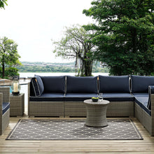 Load image into Gallery viewer, Avena Moroccan Quatrefoil Trellis Indoor and Outdoor 9x12 Area Rug by Modway
