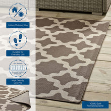 Load image into Gallery viewer, Cerelia Moroccan Trellis Indoor and Outdoor 9x12 Area Rug by Modway
