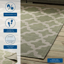 Load image into Gallery viewer, Cerelia Moroccan Trellis Indoor and Outdoor 9x12 Area Rug by Modway
