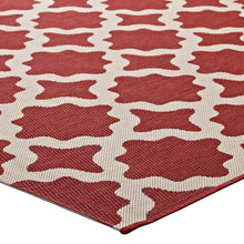 Load image into Gallery viewer, Cerelia Moroccan Trellis Indoor and Outdoor 9x12 Area Rug by Modway
