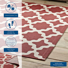 Load image into Gallery viewer, Cerelia Moroccan Trellis Indoor and Outdoor 9x12 Area Rug by Modway
