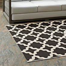 Load image into Gallery viewer, Cerelia Moroccan Trellis Indoor and Outdoor 9x12 Area Rug by Modway
