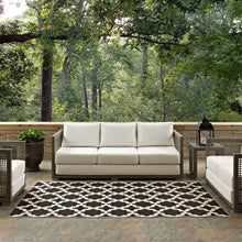 Load image into Gallery viewer, Cerelia Moroccan Trellis Indoor and Outdoor 9x12 Area Rug by Modway
