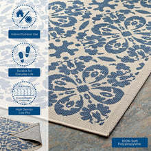 Load image into Gallery viewer, Ariana Vintage Floral Trellis Indoor and Outdoor 4x6 Area Rug by Modway
