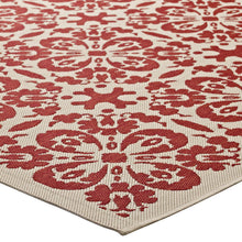 Load image into Gallery viewer, Ariana Vintage Floral Trellis Indoor and Outdoor 9x12 Area Rug by Modway
