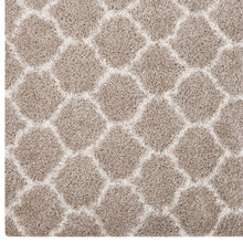 Load image into Gallery viewer, Solvea Moroccan Trellis 8x10 Shag Area Rug by Modway
