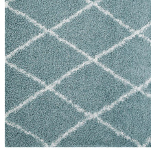 Load image into Gallery viewer, Toryn Diamond Lattice 8x10 Shag Area Rug by Modway
