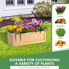 Load image into Gallery viewer, Folding Wooden Raised Garden Bed with Removable Bottom for Herbs Fruits Flowers
