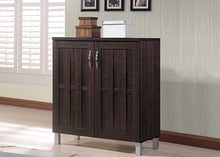 Load image into Gallery viewer, Baxton Studio Excel Modern and Contemporary Dark Brown Sideboard Storage Cabinet
