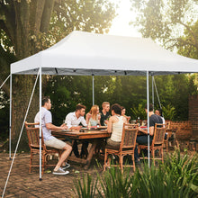 Load image into Gallery viewer, 10 x 20 Feet Outdoor Pop-Up Patio Folding Canopy Tent-White
