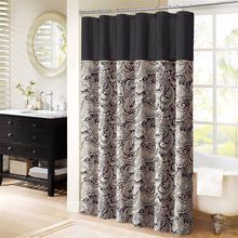 Load image into Gallery viewer, Madison Park Aubrey Polyester Jacquard Shower Curtain -72X72" MP70-845 By Olliix
