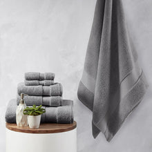 Load image into Gallery viewer, Splendor 1000Gsm 100% Cotton 6 Piece Towel Set  MPS73-470 By Olliix
