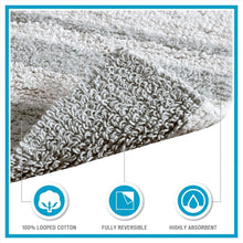 Load image into Gallery viewer, Madison Park Spa Cotton Reversible Bath Rug -27X45" MP72-1542 By Olliix
