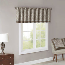 Load image into Gallery viewer, Madison Park Aubrey Jacquard Window Valance -50X18" MP41-1456 By Olliix
