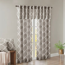 Load image into Gallery viewer, Madison Park Fretwork Print Window Curtain -108" Panel MP40-2018 By Olliix
