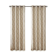 Load image into Gallery viewer, Madison Park Fretwork Print Window Curtain -84" Panel MP40-1281 By Olliix
