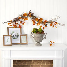 Load image into Gallery viewer, 4'Fall Foliage, Berries  and Twig Artificial Garland

