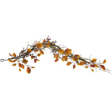 Load image into Gallery viewer, 4'Fall Foliage, Berries  and Twig Artificial Garland
