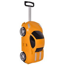 Load image into Gallery viewer, 2.4 G Radio Control Kid Car Shape Travel Trolley Suitcase-Orange
