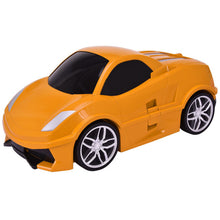 Load image into Gallery viewer, 2.4 G Radio Control Kid Car Shape Travel Trolley Suitcase-Orange
