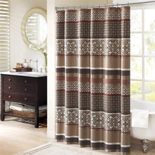 Load image into Gallery viewer, Madison Park Princeton Jacquard Shower Curtain -72X72" MP70-3040 By Olliix
