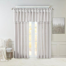 Load image into Gallery viewer, Madison Park Emilia Lightweight Faux Silk Valance With Beads MP41-6330 By Olliix
