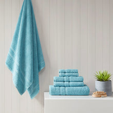 Load image into Gallery viewer, Aegean 100% Turkish Cotton 6 Piece Towel Set 5DS73-0236 By Olliix

