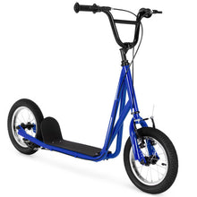 Load image into Gallery viewer, Height Adjustable Kid Kick Scooter with 12 Inch Air Filled Wheel-Navy
