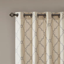 Load image into Gallery viewer, Madison Park Fretwork Print Window Curtain -84" Panel MP40-1281 By Olliix
