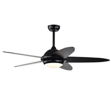 Load image into Gallery viewer, 52 Inch Ceiling Fan with Lights and 3 Lighting Colors-Black
