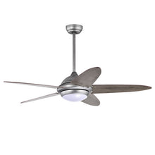 Load image into Gallery viewer, 52 Inch Ceiling Fan with Lights and 3 Lighting Colors-Silver Gray
