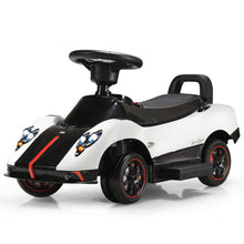 Load image into Gallery viewer, 2-in-1 Electric Kids Ride On Push Around Car-White
