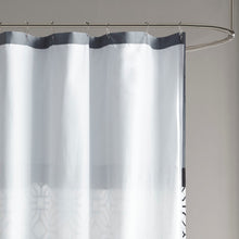 Load image into Gallery viewer, Donnell Embroidered And Pieced Shower Curtain With Liner 5DS70-0231 By Olliix
