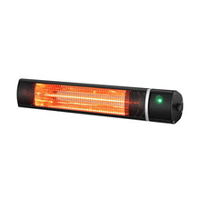 Load image into Gallery viewer, 1500W Outdoor Electric Patio Heater with Remote Control-Black
