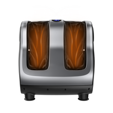 Load image into Gallery viewer, Shiatsu Foot and Calf Massager with Compression Kneading Heating and Vibrating -Gray
