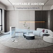 Load image into Gallery viewer, 10000 BTU Air Cooler with Fan and Dehumidifier Mode-White
