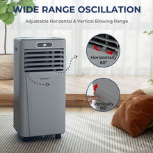 Load image into Gallery viewer, 10000 BTU v Portable Air Conditioner with Remote Control-Gray
