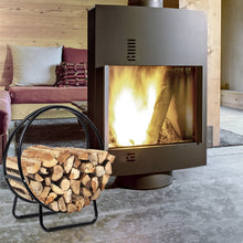 Load image into Gallery viewer, 2' Tubular Steel Hoop Log Firewood Storage Rack
