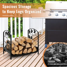 Load image into Gallery viewer, 19 Inch Heavy-Duty Firewood Rack with 110 lbs Load Capacity
